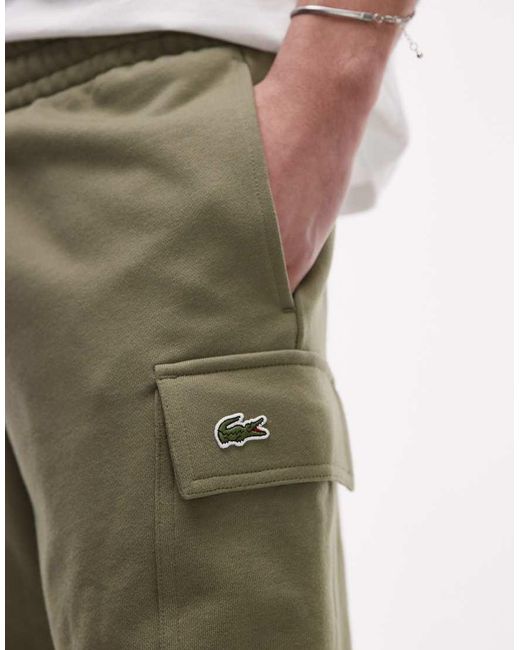 Lacoste Cargoshort in het Natural voor heren