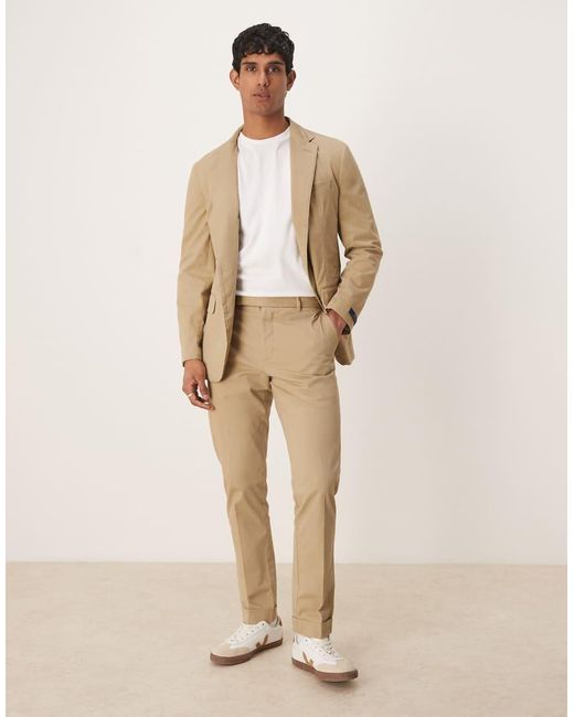 Polo Ralph Lauren Natural Tailored Cotton Stretch Chino Pants for men