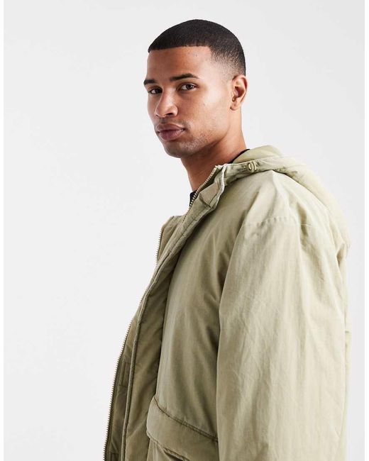 Parka Larga De ASOS de hombre de color Natural