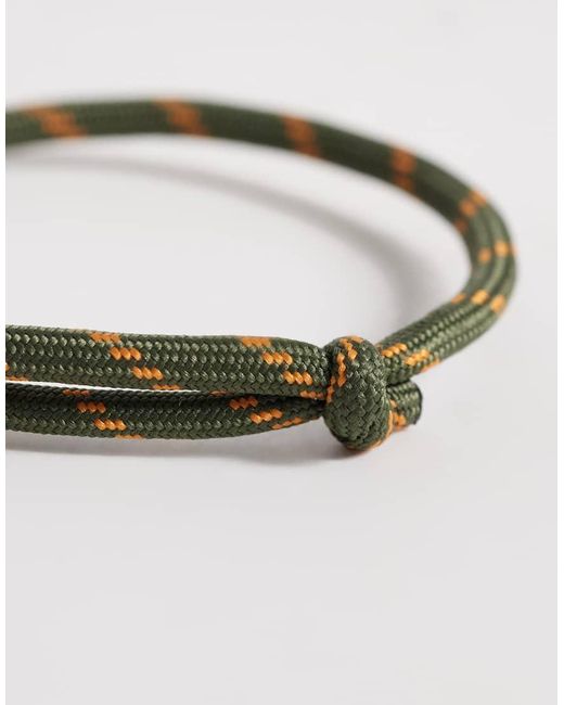 ASOS Gray 5 Pack Rope Puller Bracelet for men