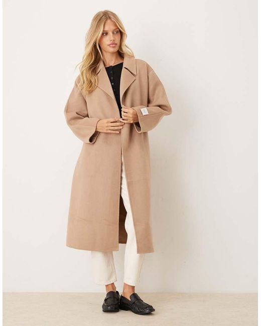 Calvin Klein Natural Wool Trench Coat
