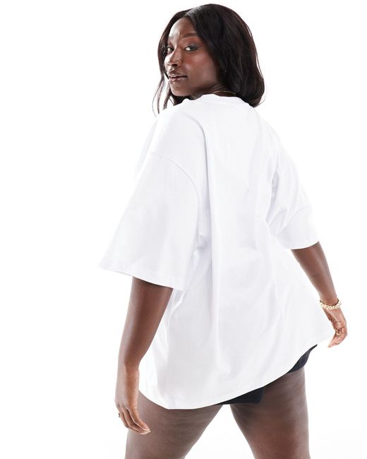 ASOS White Asos design curve – oversize-t-shirt