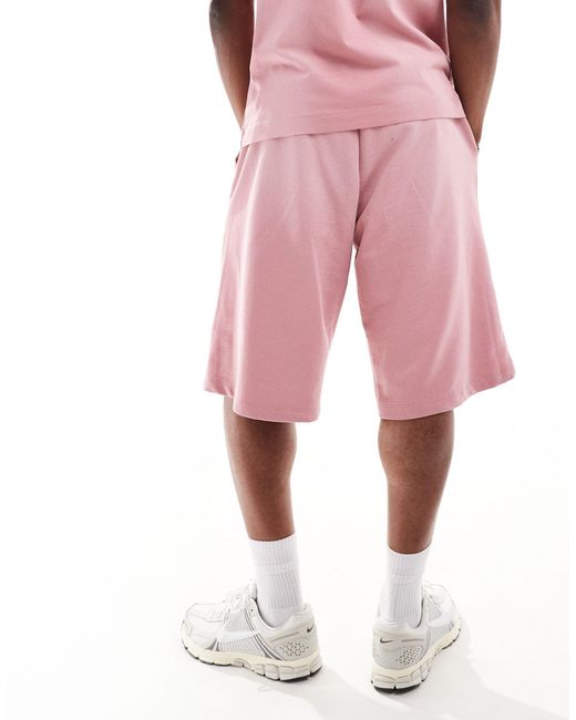 Collusion Pink Unisex Skate Shorts Co-ord