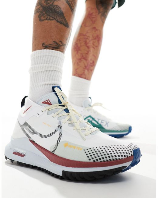 React pegasus trail 4 gore-tex - sneakers bianche e rosse di Nike in White da Uomo