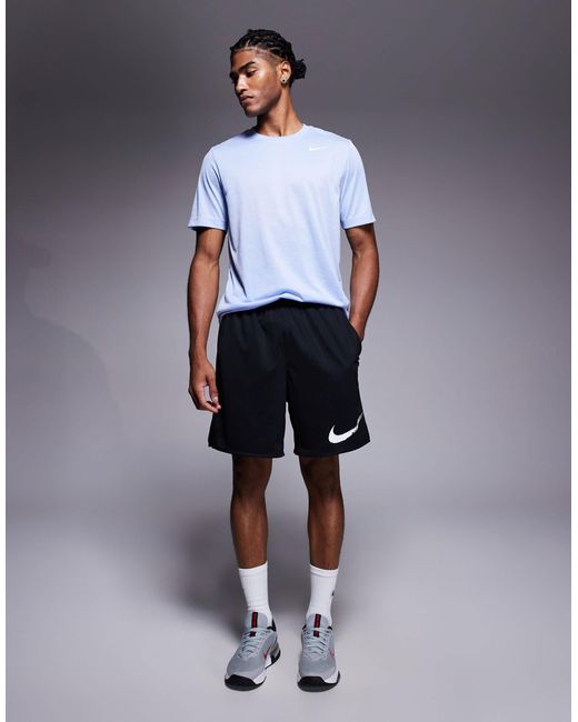 Nike – totality dri-fit – gestrickte shorts in Blue für Herren