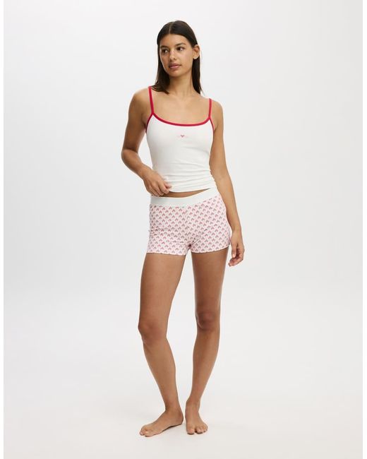 Cotton On White Dreamy Soft Boyshort