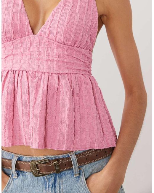Cotton On Pink Greta Babydoll Tank