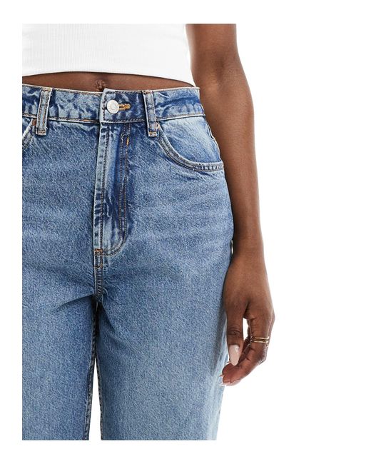 ASOS Blue Relaxed Mom Jeans
