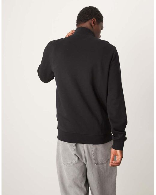 Lyle & Scott Blue Quarter Zip Sweatshirt for men