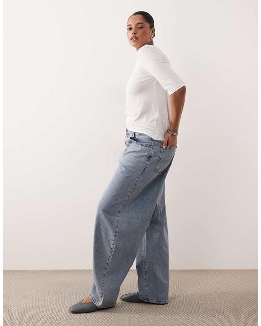 ARRANGE Blue Curve Sydney Denim Barrel Leg Jean