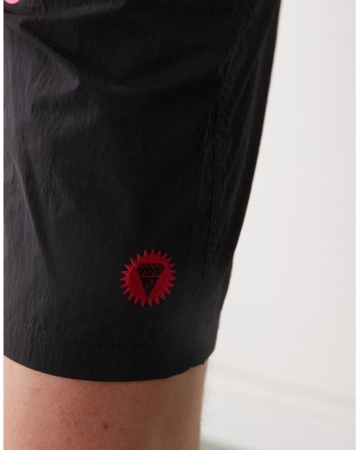 ICECREAM White Running Dog Swim Shorts for men