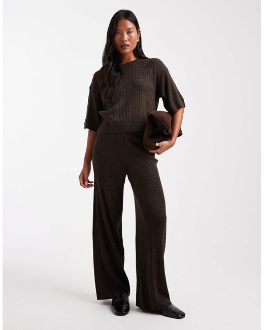 Only Petite Black Knit Pants