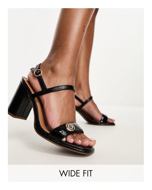 Block heel shop sandals river island