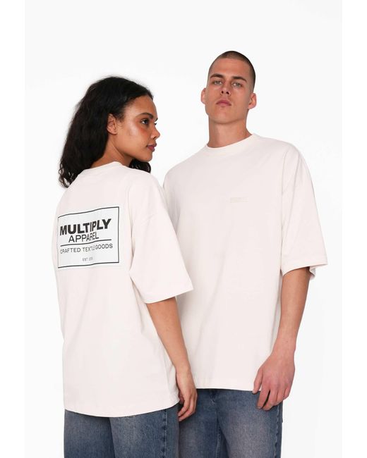 Multiply Apparel Natural – designation – oversize-t-shirt