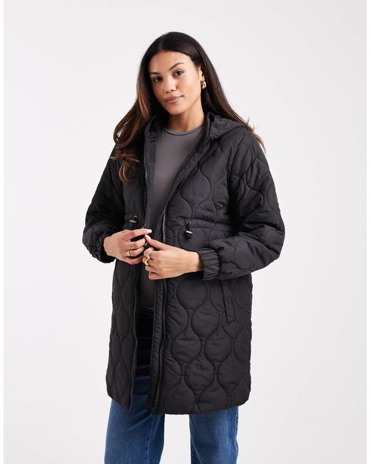 MAMALICIOUS MLAMY PADDED JACKET 3-IN-1 - Manteau D'hiver - Black/noir