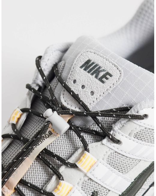 Nike – p-6000 tech – sneaker in Metallic für Herren