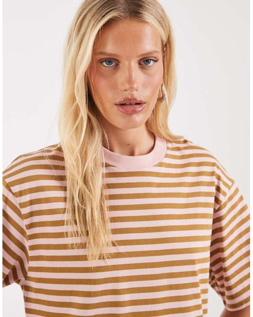 & Other Stories Blue Boxy Oversized T-shirt
