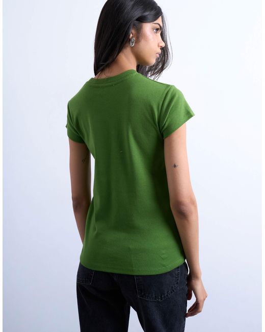 TOPSHOP Green Everyday Tee