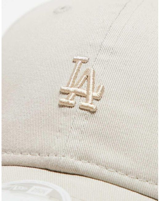 KTZ White La Dodgers Mini Logo 9Twenty Cap