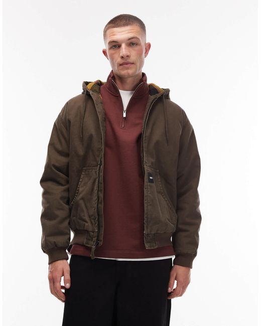 Veste Vans pour homme en coloris Brown