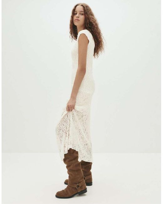 Vestito Midi di Pull&Bear in Natural