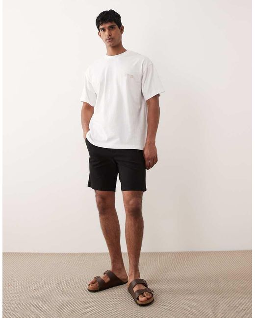 Jack & Jones White 2 Pack Chino Shorts for men