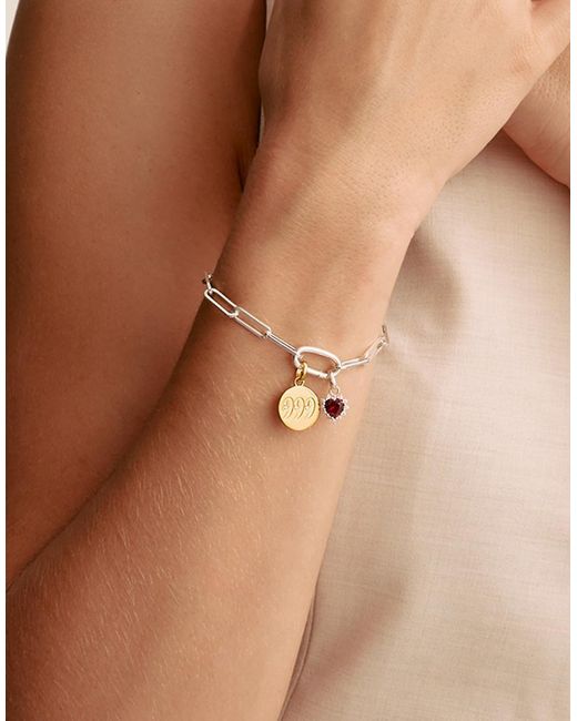 Thomas Sabo White Charm Pendant True Romance Red Heart Connect