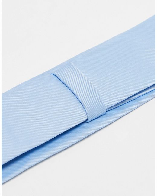 Corbata pastel estrecha ASOS de hombre de color Blue