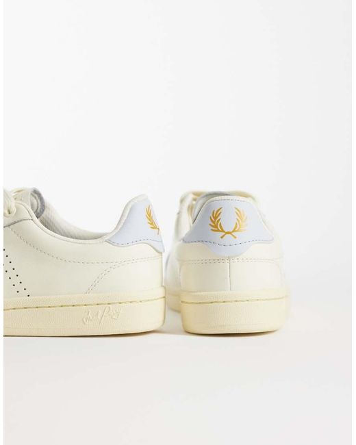 Fred Perry Natural Leather Trainer