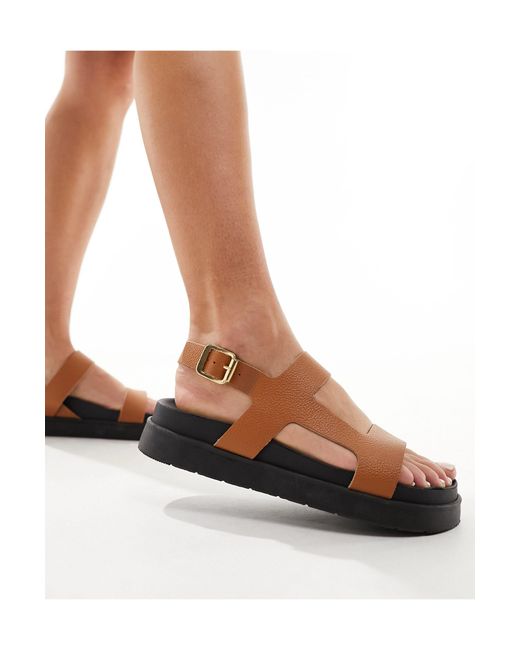 Tasmin - sandales en cuir - fauve Schuh en coloris Brown