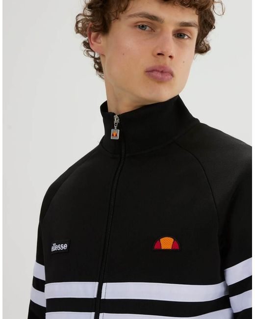 Ellesse Black Rimini Track Jacket for men