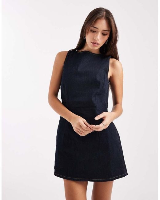 Levi's Blue Denim Mini Shift Dress