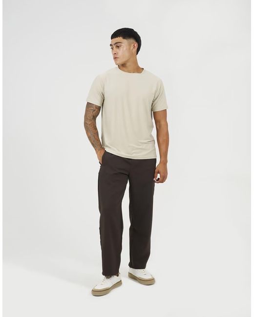 Brave Soul Natural Classic Crew Neck T-Shirt for men