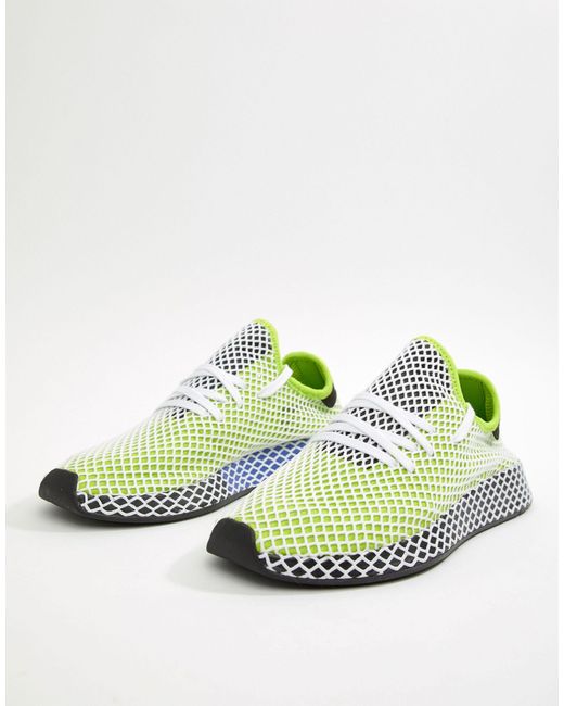 adidas Originals Deerupt Runner Trainers In Green B27779 for Men - Save 19%  | Lyst