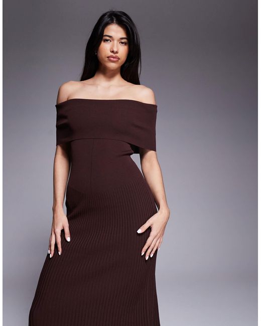 rib knit bodycon midi dress Perfect Pick Ribbed Knit Bodycon Midi Dress main image 0