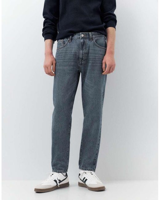 Pull&Bear Blue Standard Jeans for men