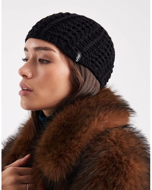 Bonnet crocheté Levi's en coloris Brown