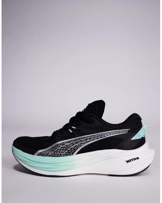 PUMA Black Deviate Nitro 3 Trainers