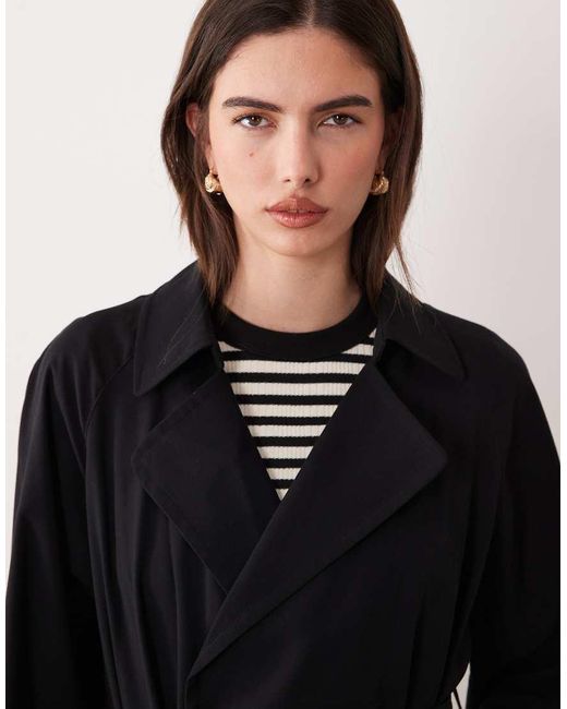 ASOS Natural Soft Longline Trench