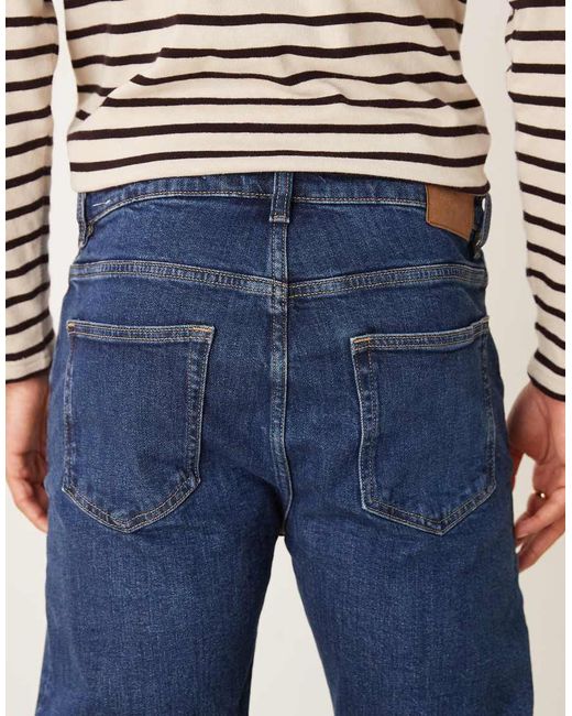 Mango Blue Tapered Jean for men