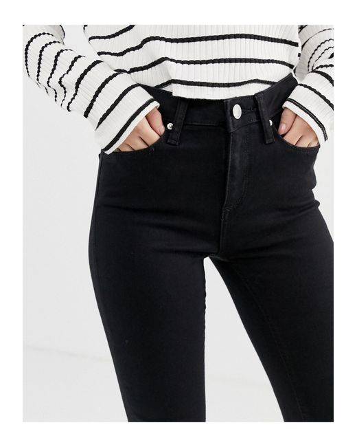 miss selfridge black ripped jeans