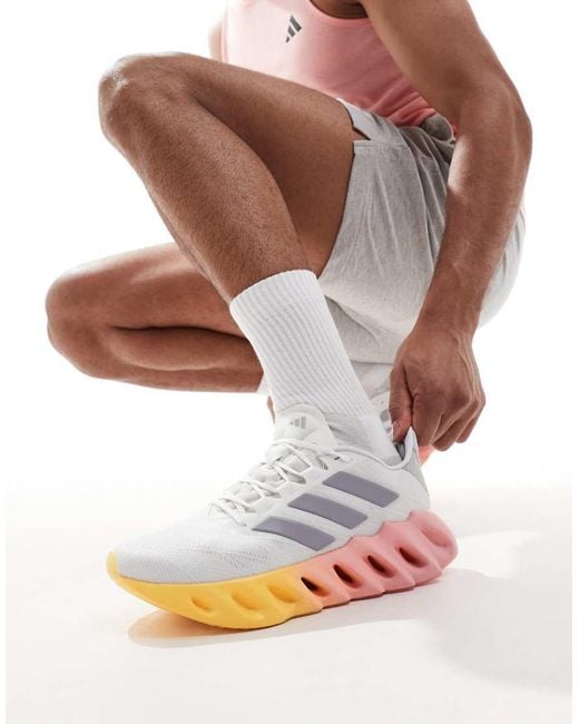 Adidas Originals White Adidas Running Switch Fwd 2 Trainers for men