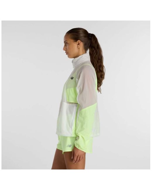 New Balance White Rc Jacket