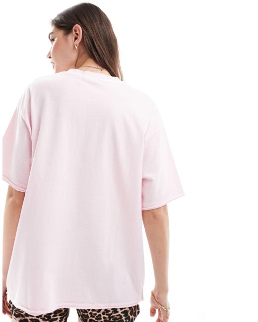 ASOS Pink – boyfriend-t-shirt