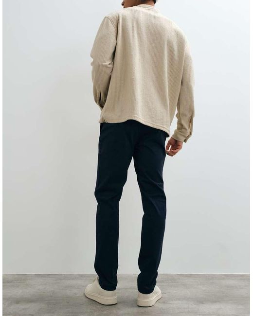 Threadbare Slim-Fit Broek in het Natural voor heren