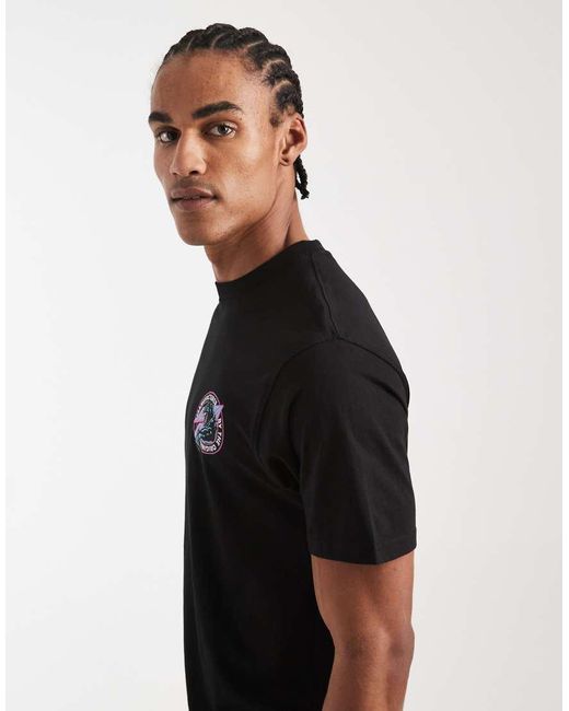 Santa Cruz Black Natas Panther Graphic T-shirt for men