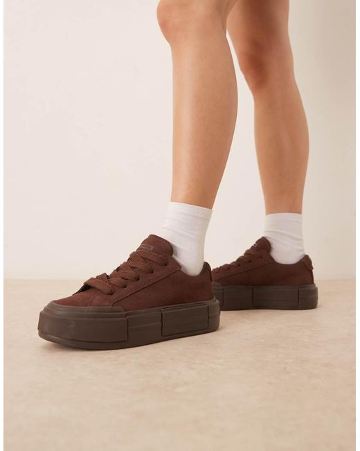 Converse Brown Chuck Taylor All Star Cruise Ox Suede Trainers