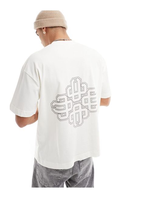 Emblem - t-shirt sporco di The Couture Club in White da Uomo