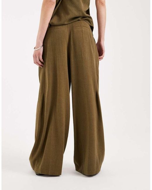 ASOS Green Tailored Slouchy Pants