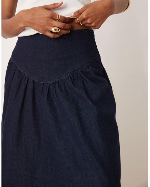 Mango Blue – a-linien-jeansrock